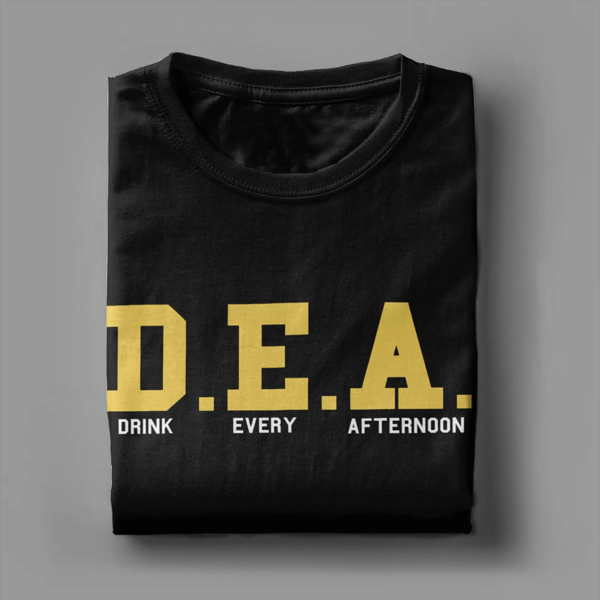DEA Special Agent  Pure Cotton T Shirt For Men Beach  Funny T-Shirts Crew Neck Leisure Tee Shirt Oversize Hot Sale Clothing
