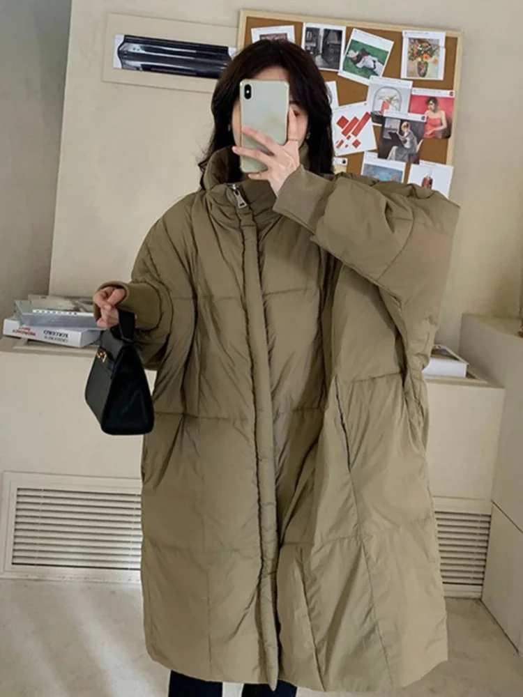 2024 Autumn and Winter Fashionable Commuting Style Warm Women\'s Coat Loose and Thick Anti Cold Street Style Cotton Clothing