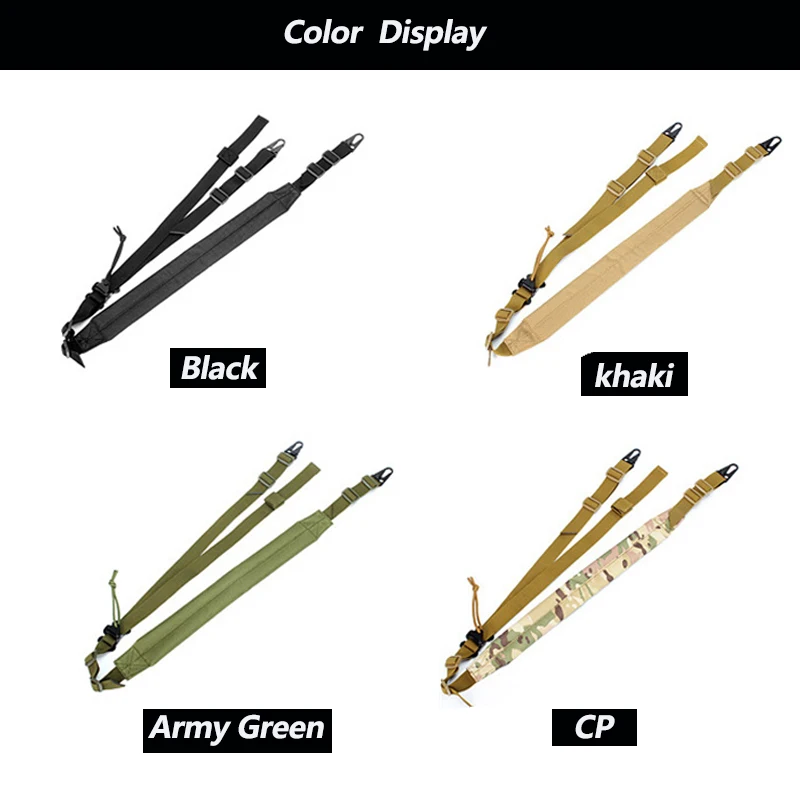 Tactical Multi-function Strap 2 Point Rifle Sling Ranger Green Gun Sling Combat Shooting Rifle Strap Weapon Hunting Accessories