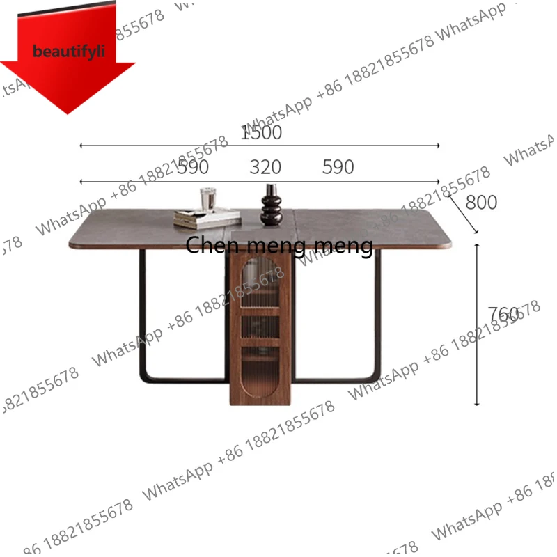

a48 Foldable Wabi Sabi Dining Tables Mid Century Space Saving Design Waterproof Dining Tables Unique Retro Furniture