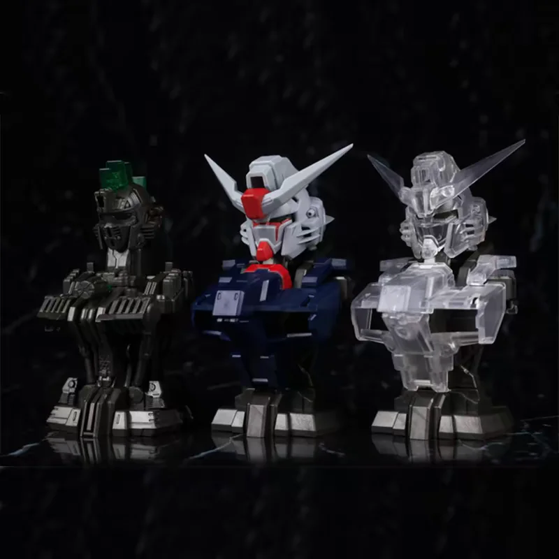 Bandai Gundam Bust Model Destiny Spec Ii Volume 09 Capsule Toy Light Up Head Sculpture Assembly Desktop Display Ornament Adult view 2