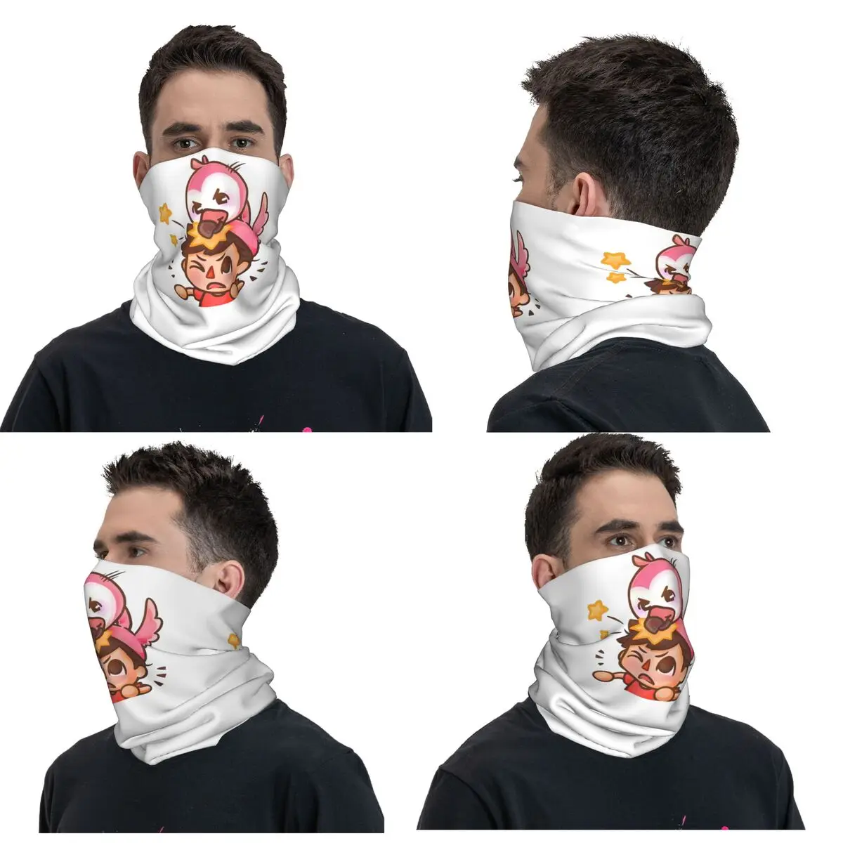 Albert Flamingo YouTube Bandana Neck Cover Printed Mask Scarf Multi-use Headwear Running For Men Women Adult Winter