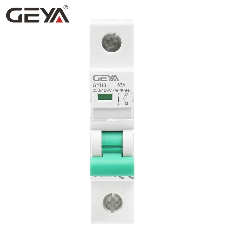 GEYA GYH8 Din Rail Isolator Circuit Breaker 230V/400V Main Switch 63A 100A 125A Isolating switch