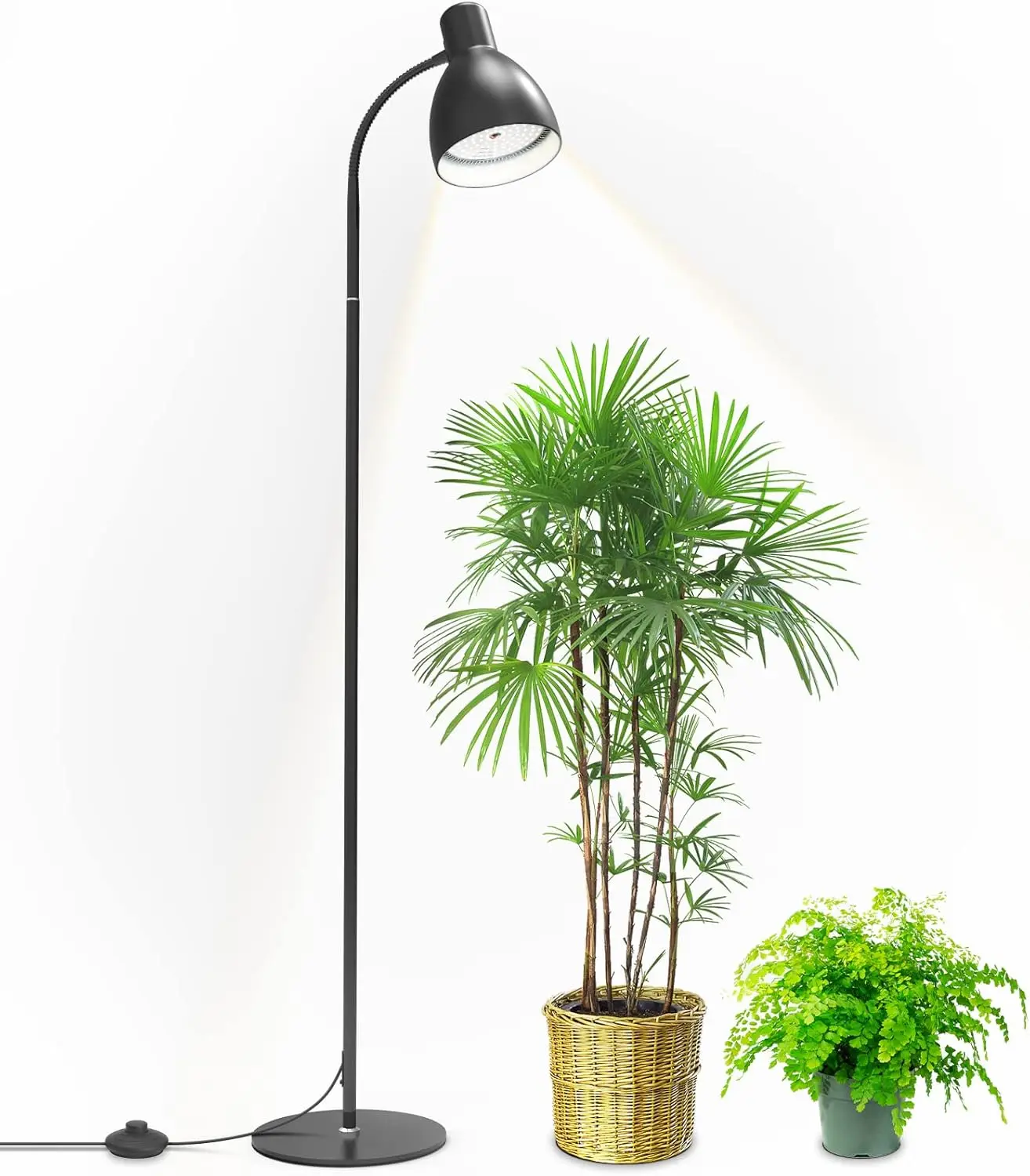 

Full Spectrum 25W LED Grow Light for Indoor Plants, Adjustable Stand with On/Off Switch