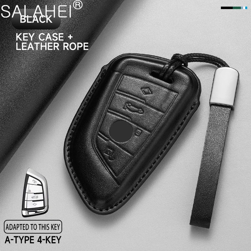 

Car Key Case Cover Shell Holder Full Protector For BMW X1 X3 X5 X6 X7 1 3 5 6 7 Series G20 G30 G11 F15 F16 G01 G02 F48 Accessory