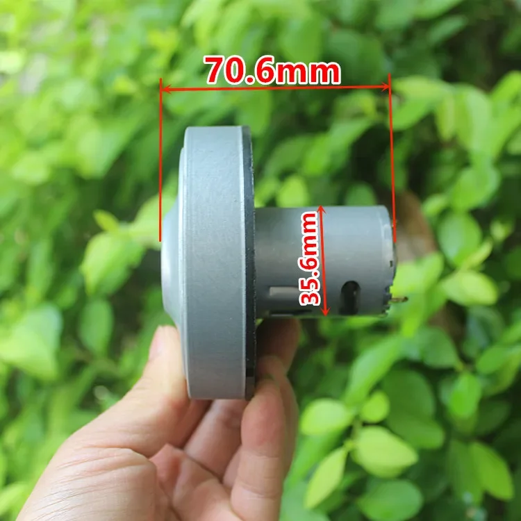 DC 12V 110W Micro 545 Brush Motor Engine Fan High-power Handheld Vacuum Cleaner Ball Bearing Metal Turbine