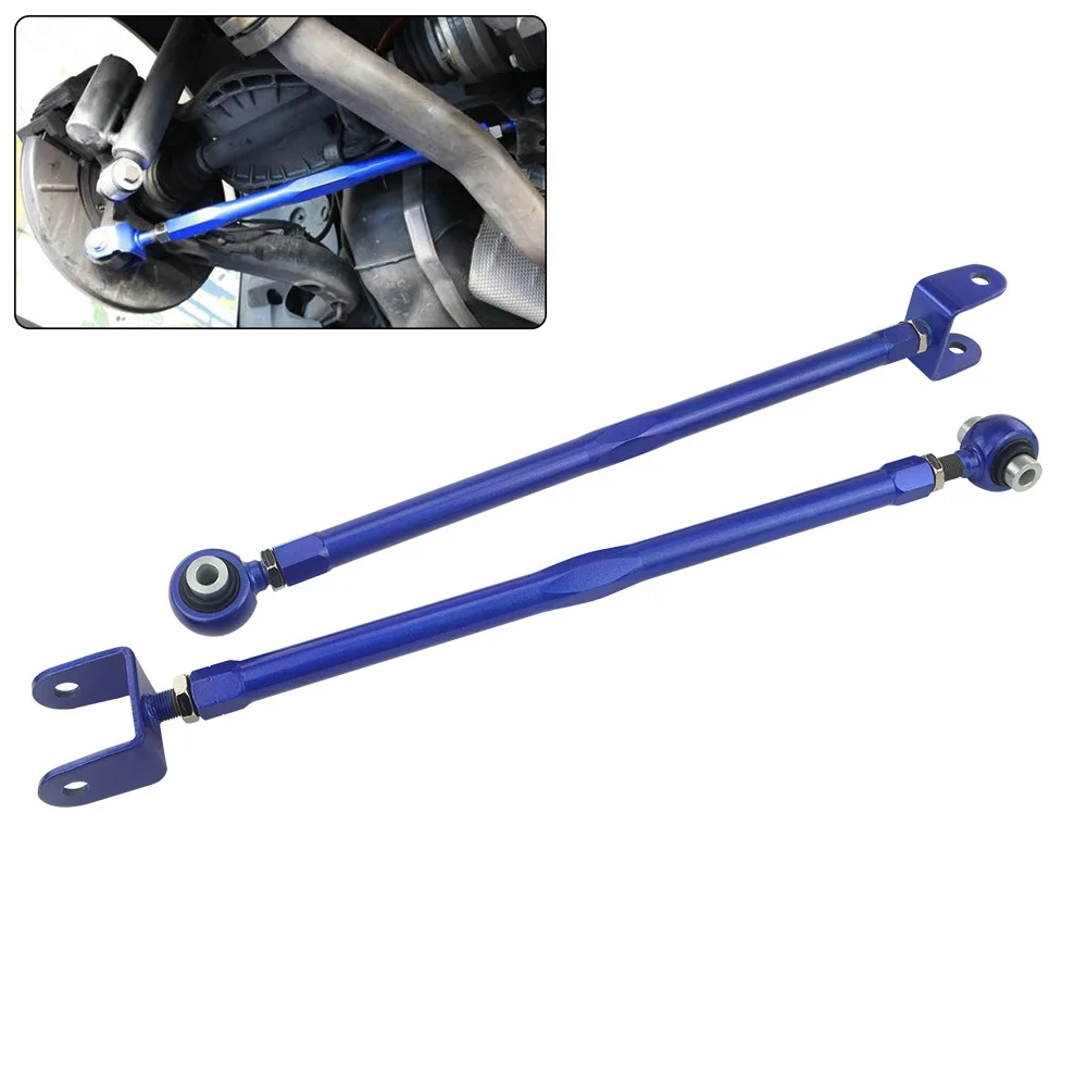 High Quality Steel Adjustable Suspension Camber Control Arms For BMW 3 Series Blue Red