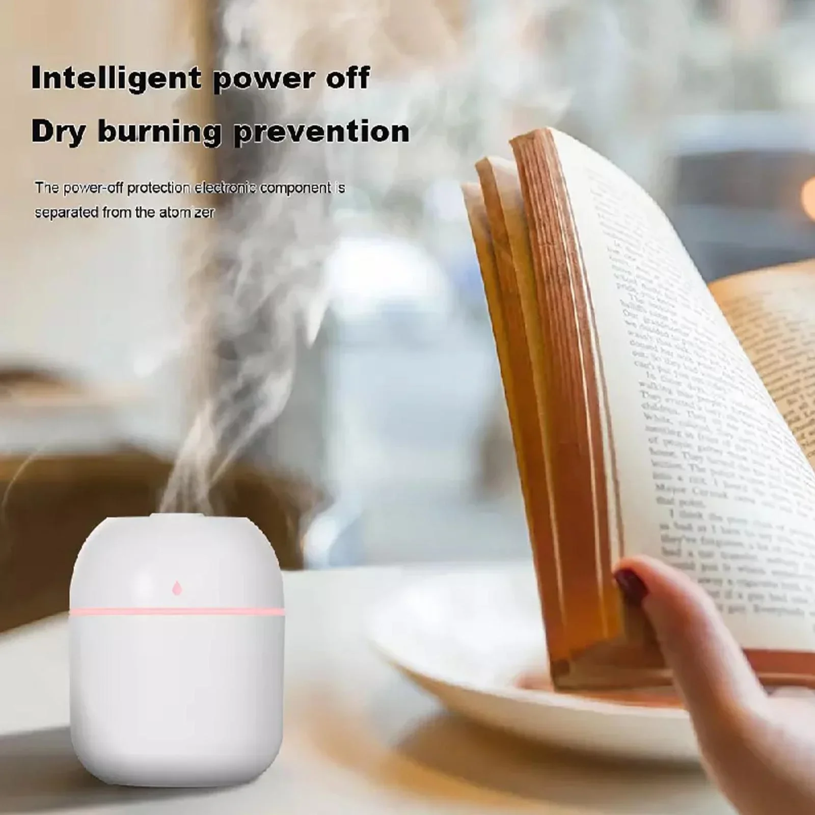 Portable Small Water Droplet Usb Humidifier Home Mute Car Office Desktop Humidifier Dormitory Hydration Spray Air Humidifier