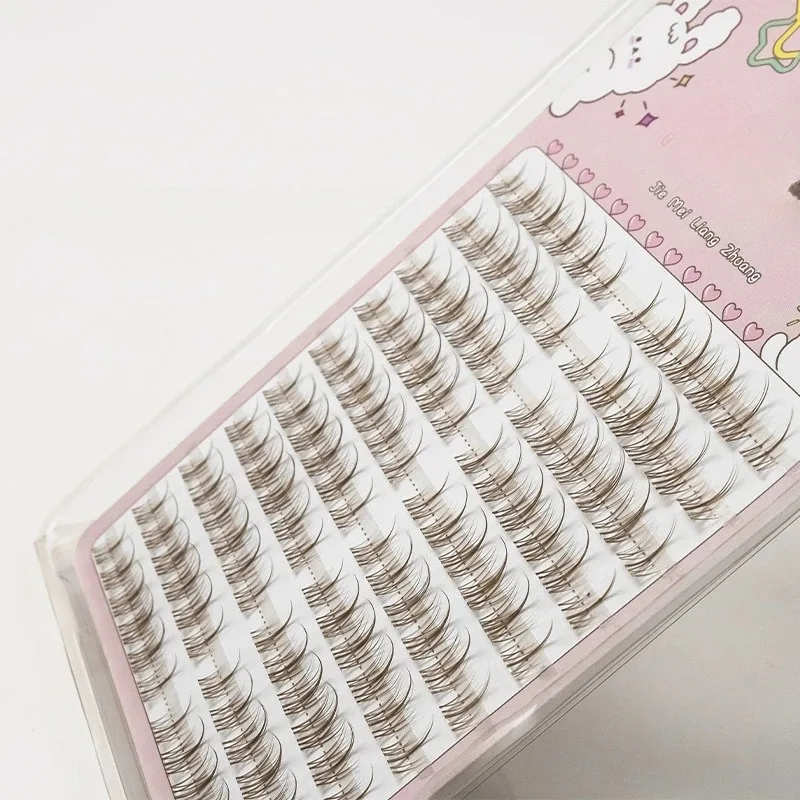 New Fashion Sunflower False Eyelashes Natural Simulation Fairy Cos Mink Eyelashes Extension Makeup Individual Segmented Eye