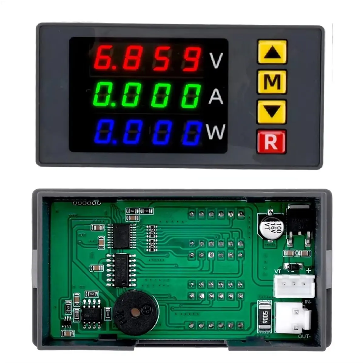HITL BM730 High Accuracy Digital Voltmeter Ammeter Power Meter 100V 10A 1000W Voltage and Current Display Trimmer