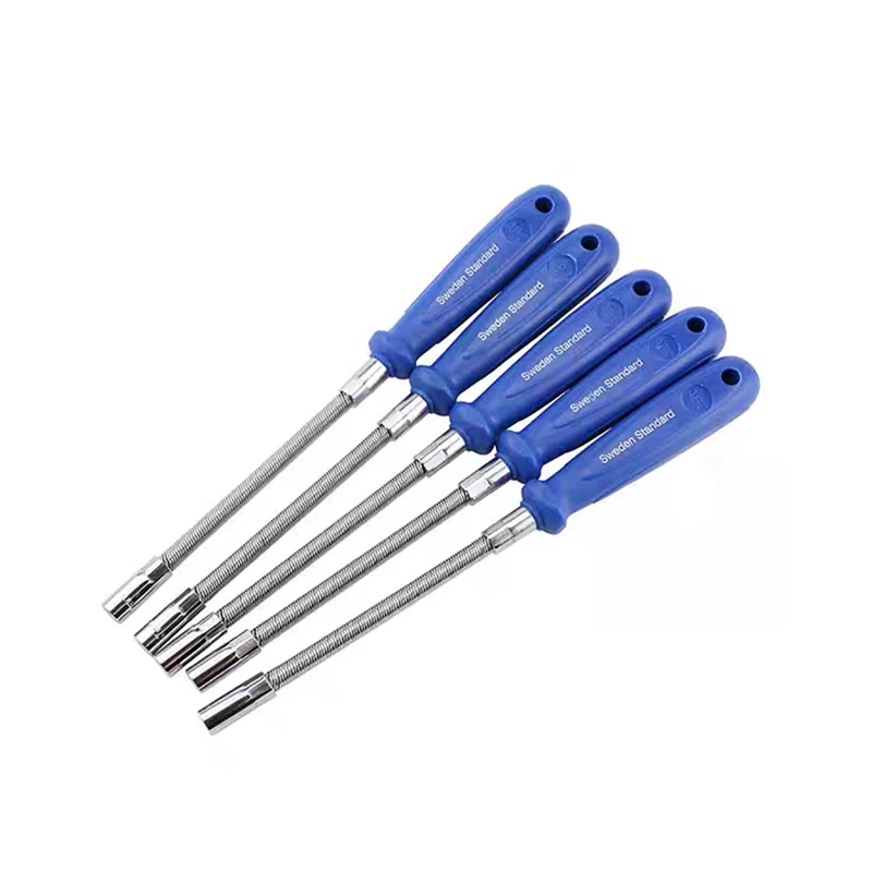 Apa Hose Hoop Batch Soft Rod Hose Hoop Batch Bendable Hexagonal Screwdriver Sleeve Batch Set Diameter 7mm