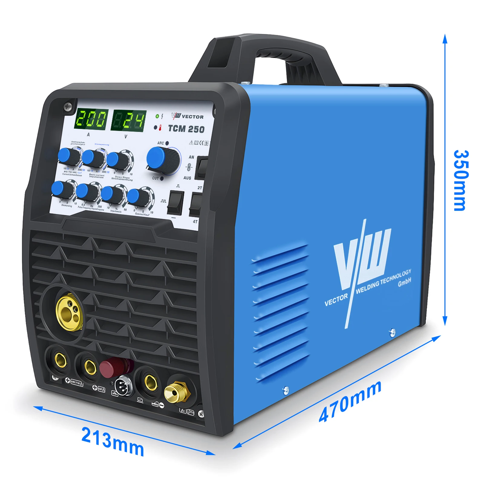STAHLWERK TCM250 New Condition 220V 5-in-1 MIG Welder Multi-Function 220V 5-in-1 Machine