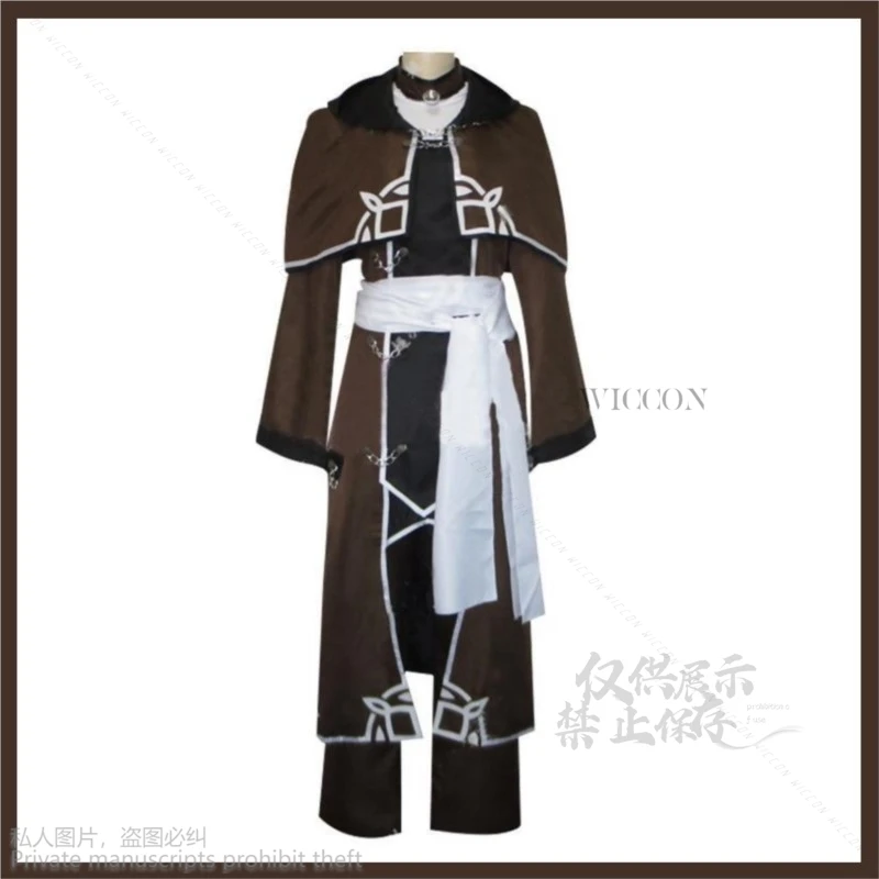 Rudeus Greyrat fantasia de cosplay masculina, anime reencarnação sem emprego, peruca, casaco longo, uniforme, conjunto completo, terno de Halloween