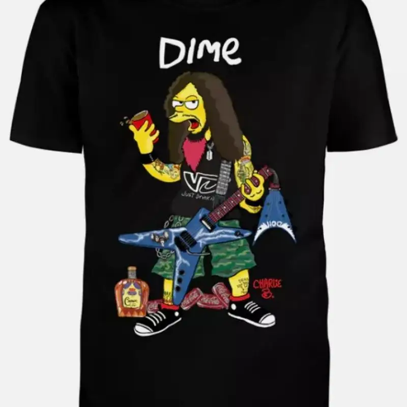 Venta Art Dimebag Darrell camiseta tamaño completo impreso gráfico Hallooween