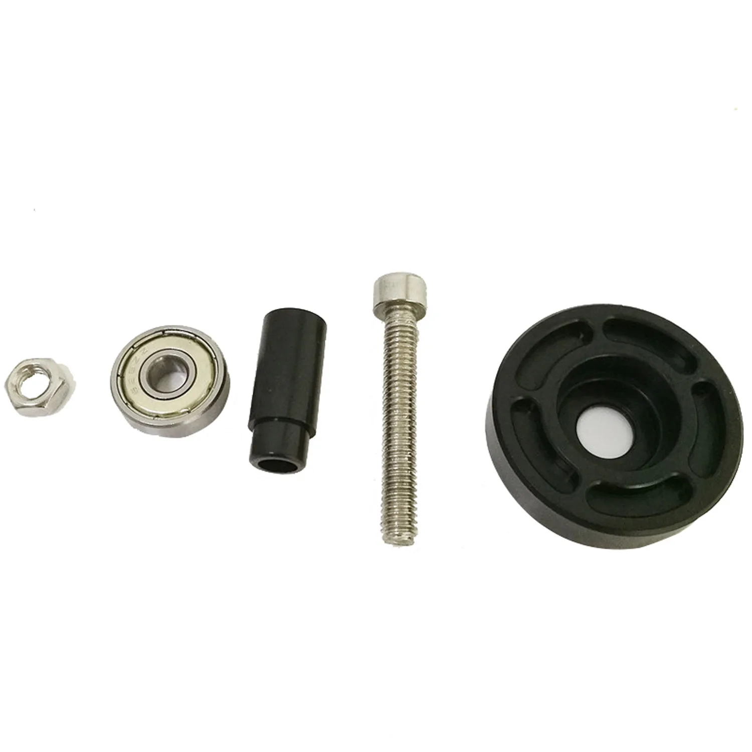 Accessorio per auto con ruota del serbatoio con ruota cingolata in plastica da 2 pezzi per telaio del serbatoio RC giocattolo RC fai da te