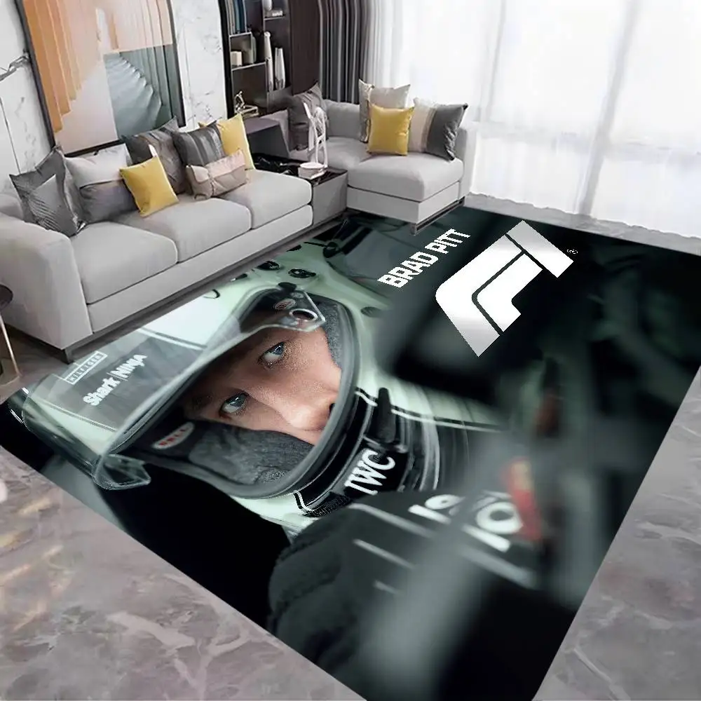

1 шт., ковер, гоночный автомобиль из фильма, 3D принт для дома, гостиной, украшение, нескользящий мягкий напольный коврик, уютный подарок на день рождения для любителей питта