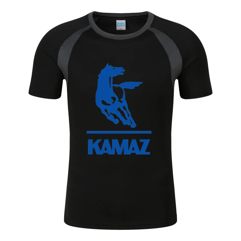 2023 kamaz Men's New Solid Color Short Sleeve T Shirts  Summer High Quality Raglan T-shirt Fashion Hip Hop Top Tees Simple Shirt