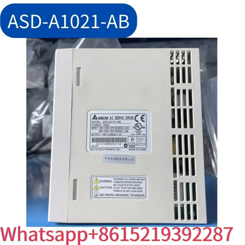 second-hand Servo driver ASD-A1021-AB  100W tested ok