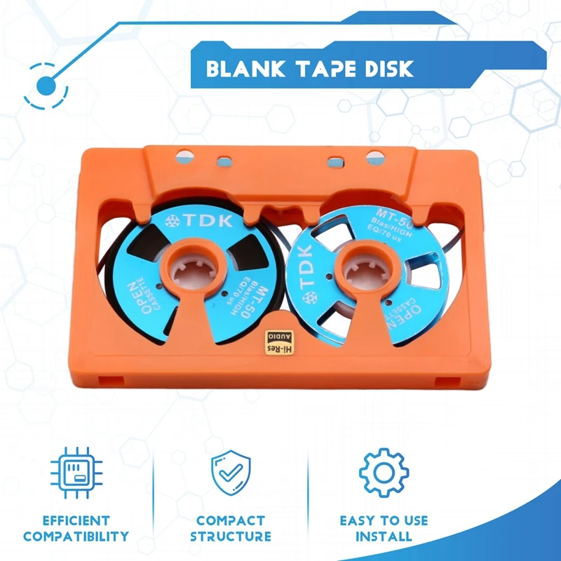 

Cassette Audio Reel to Reel Tape 50 Minute Blank Tape High QualityJAS
