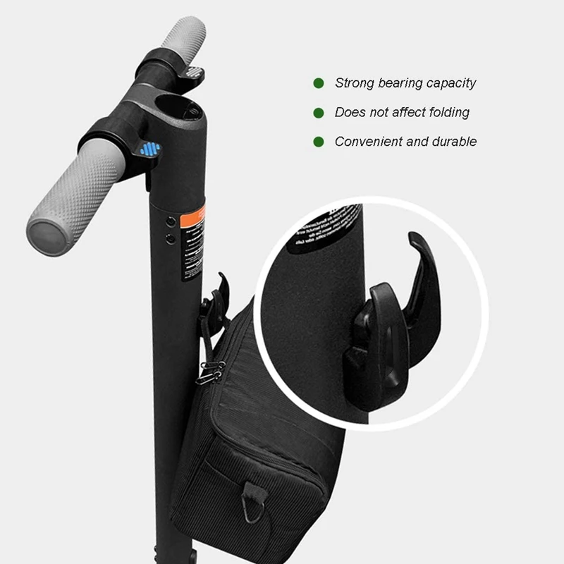 Gancho dianteiro de scooter elétrico para Xiaomi, gancho duplo, ganchos multifuncionais, design, M365, M365, M365 Pro, 2 pcs