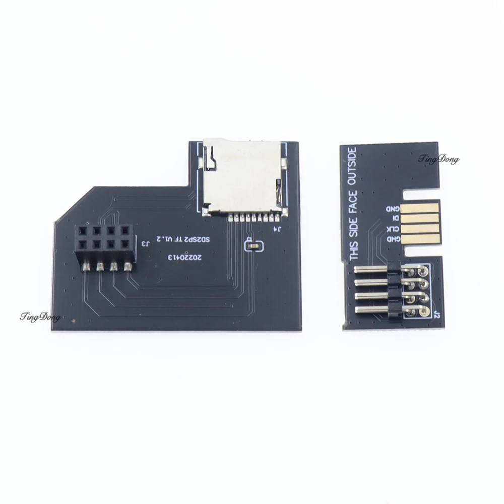 1 قطعة TF بطاقة محول قارئ بطاقات ل نينتندو GameCube NGC SD تحميل SDL مايكرو SD بطاقة محول المنفذ التسلسلي 2 SD2SP2 بطاقة برو