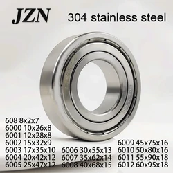 304 Stainless steel bearing 608 6000 6001 6002 6003 6004 6005 6006 6007 6008 6009 6010 6011 6012 ZZ None magnetic
