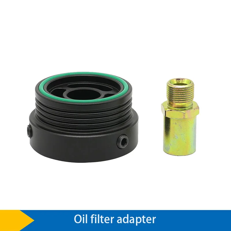 

Oil Temperature and Pressure Gauge Sensor Adaptor Oil Filter Element Filter Base for Civic GT86 Jed