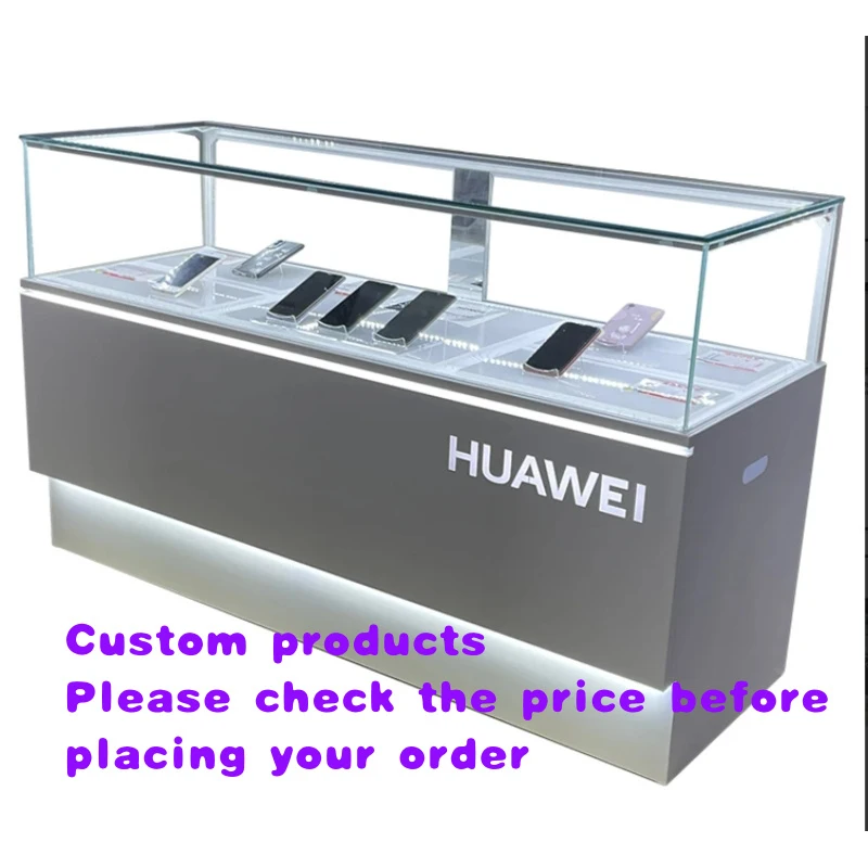 custom.Sharewin Luxury Modern Glass & Stainless Steel Display Cabinet OEM/ODM Custom Storage Jewelry Showcases Retail