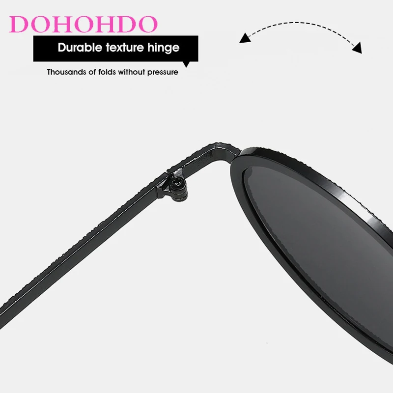 DOHOHDO 2025 nuevo UV400 personalidad clásica gafas sin marco gafas de sol de moda Casual Hip Hop tendencia gafas de sol hombres y mujeres