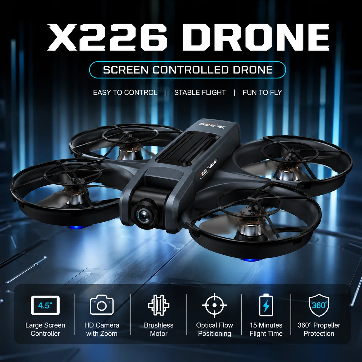 Drone Rc X226 - （NEW）X226 Toy Remote Control Flying Portable