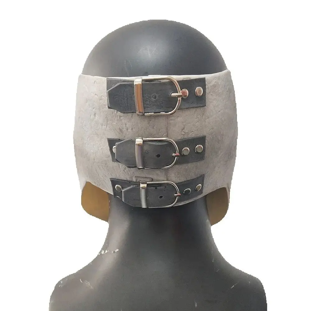 Trucco spaventoso per metà viso di Halloween Tokyo Ghoul - Maschera cosplay Kaneki Ken, accessorio per feste di film horror, maschera stile slipknot