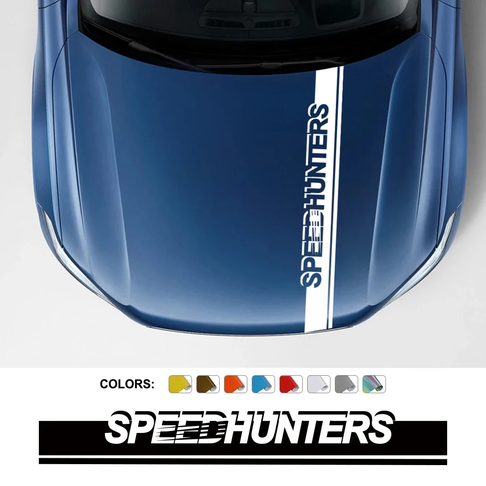 Adesivo per Cofano Auto DIY Speedhunters, Accessori per Tuning Auto, Pellicola in Vinile Impermeabile, Kit Decorativo per Pickup