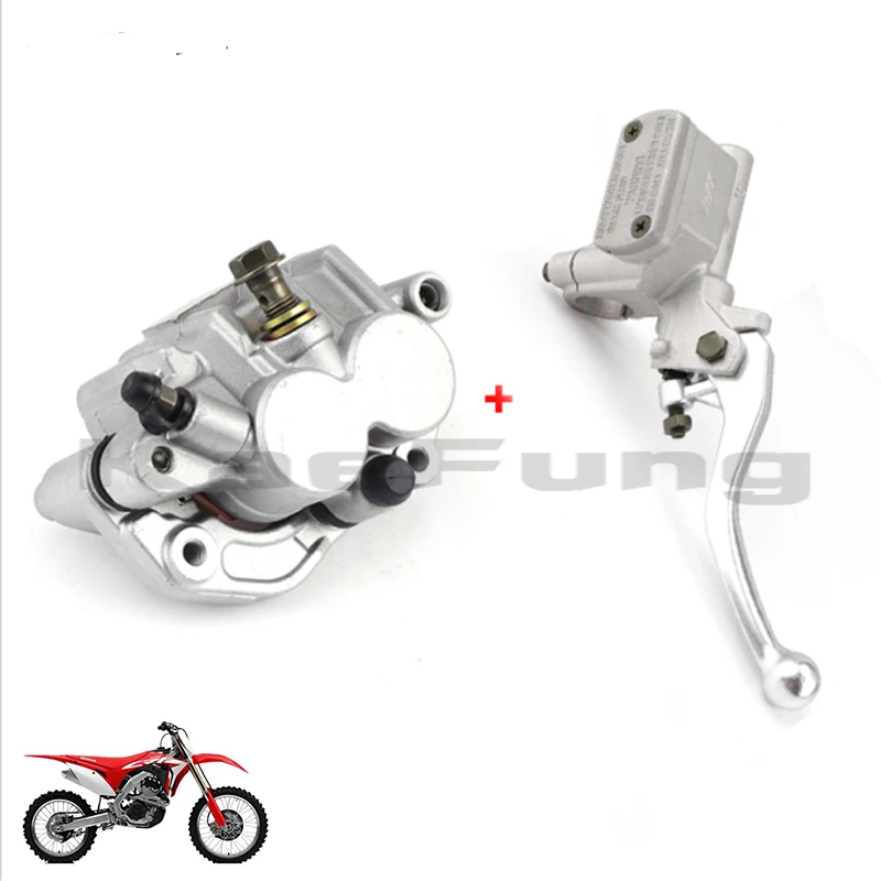 

Front Master Cylinder Lever & Brake Caliper Pads For Honda XR250R XR400R XR600R CR125R CR250R CRF150F CRF230F CRF 250X 450R 400X