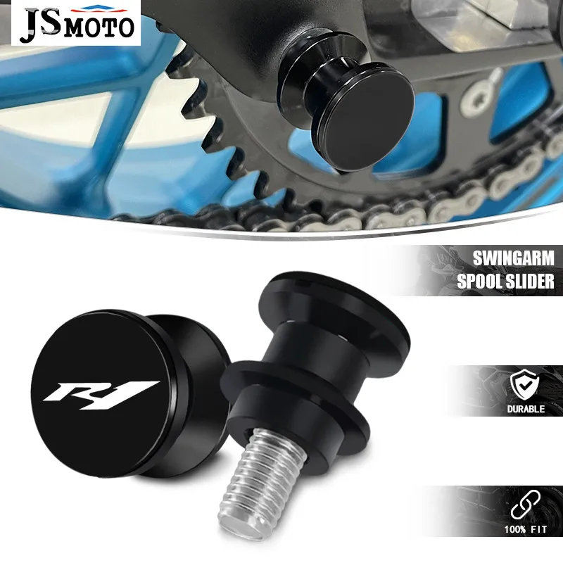 

New r1 Motorcycle Accessories 6mm Swingarm Spools Slider Stand Screws For YZF-R1 YZFR1 R1 R1M R1S 2015-2023 2024 2025