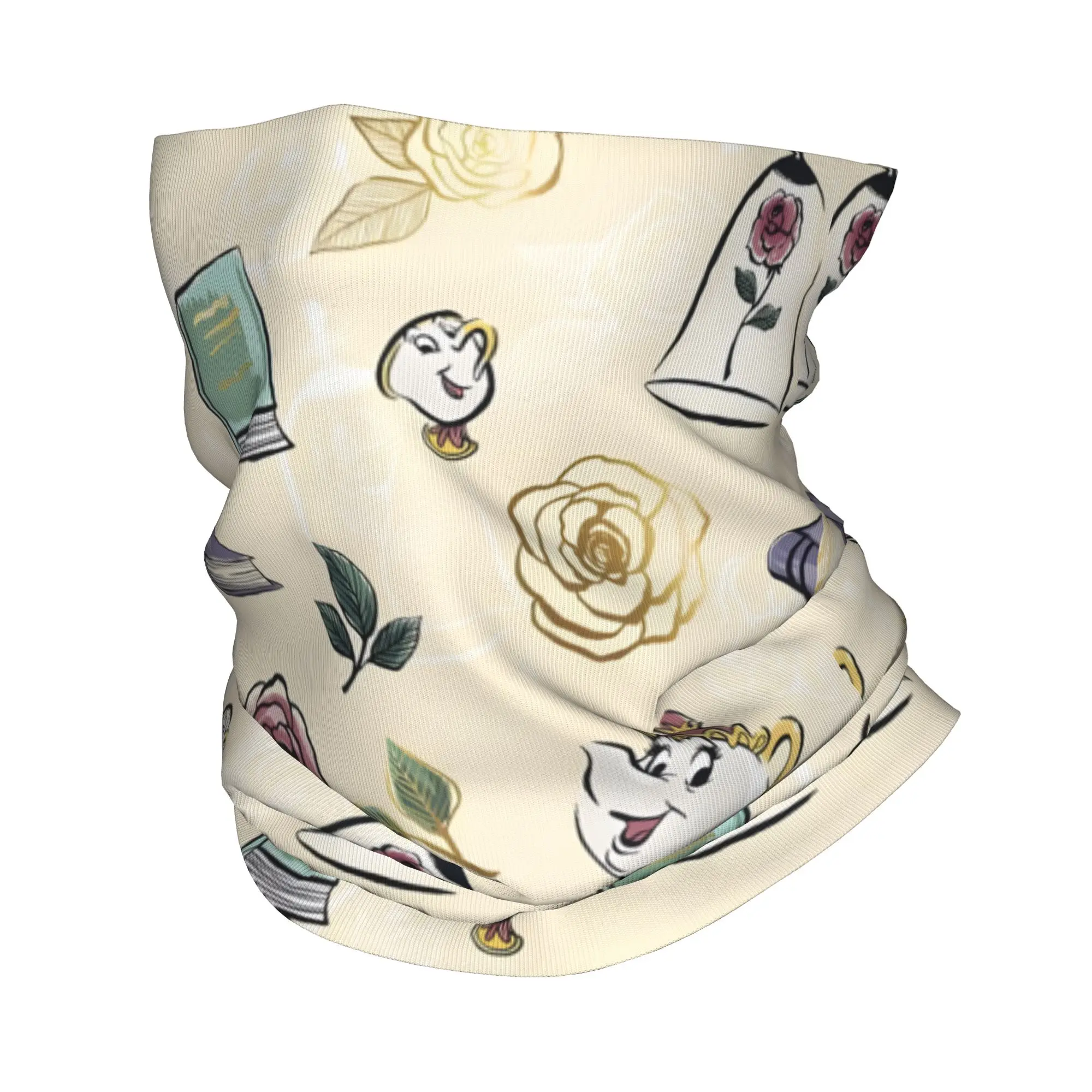

Beauty and the Beast Cartoon Bicycle Bandana Neck Printed Face Mask Running