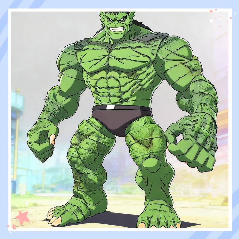 

Carmen Toys 8 Inch Abomination Action Figure Pvc Collectible Model Green Giant Movable Statue For Adult Collectors Home Display