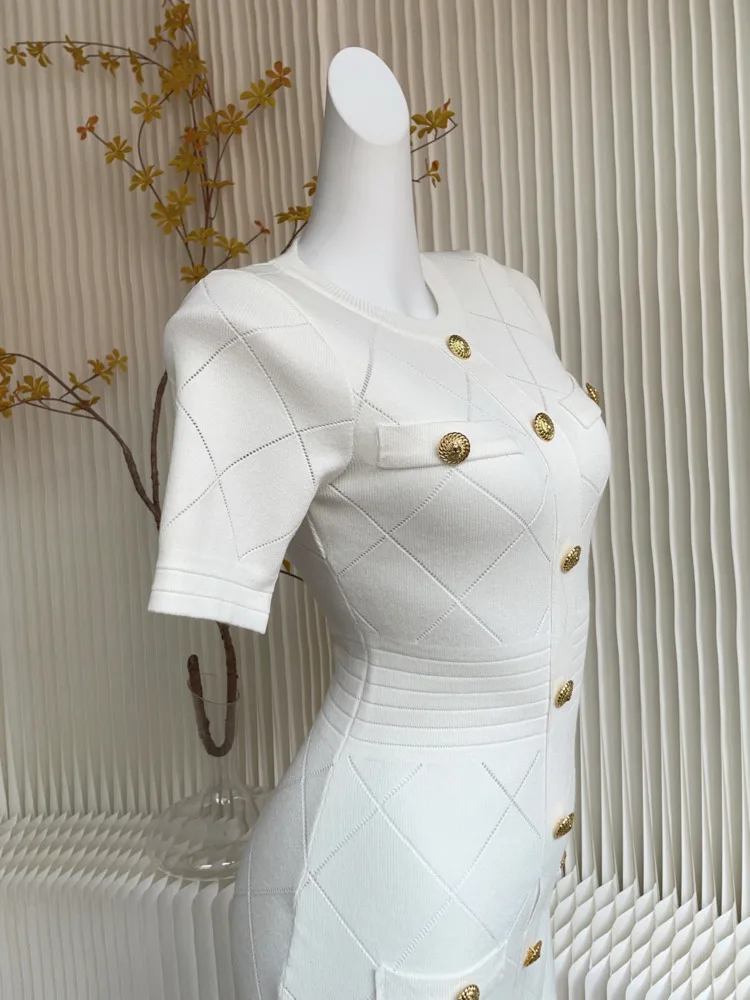 High Quality Slim Sweater Vestidos Feminino Women Vintage Long Sleeve Slim Sexy Bodycon Dress Korean Fashion Casual Robe Femme
