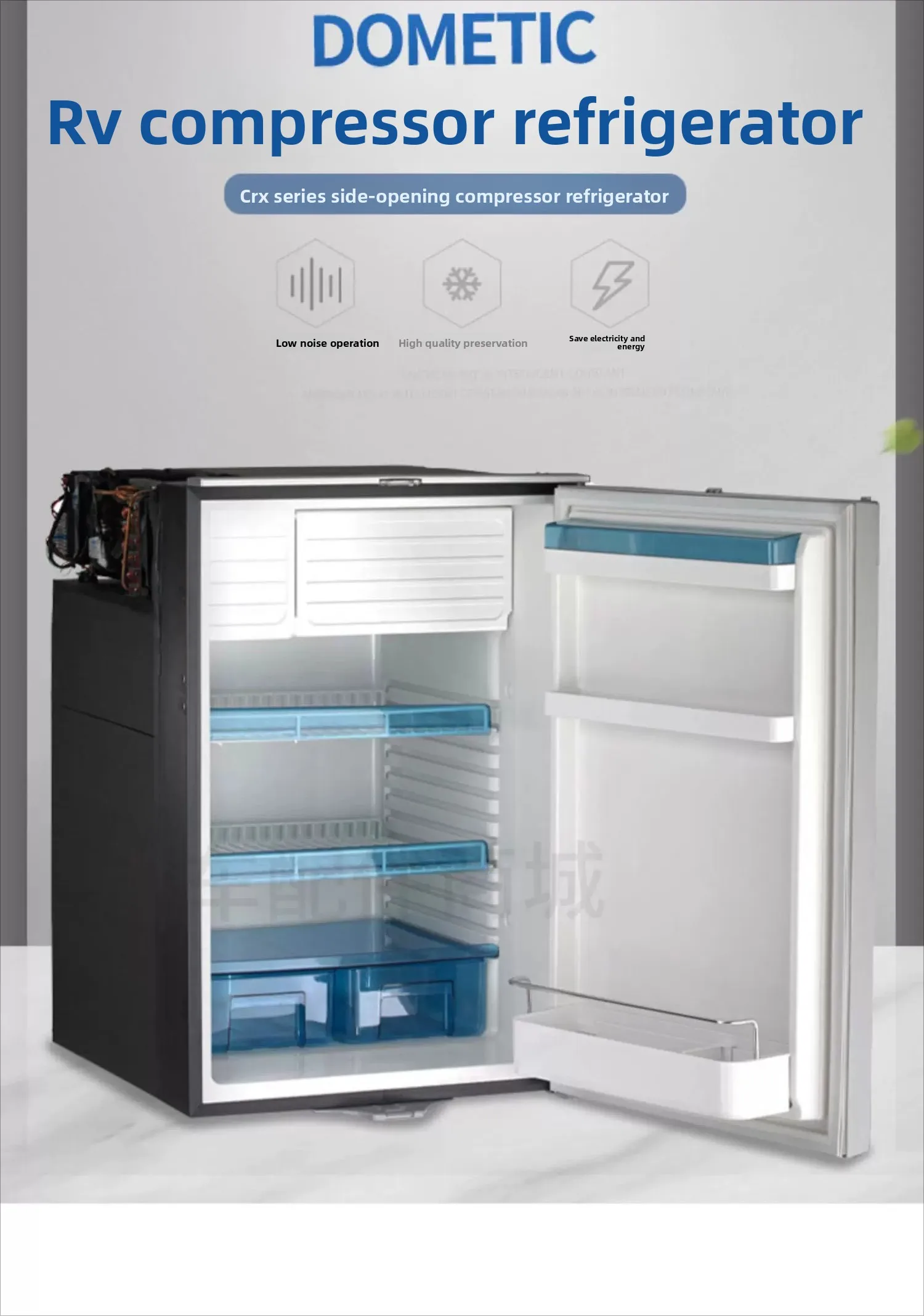 

Side door compressor RV refrigerator CRX-50 modified car refrigerator