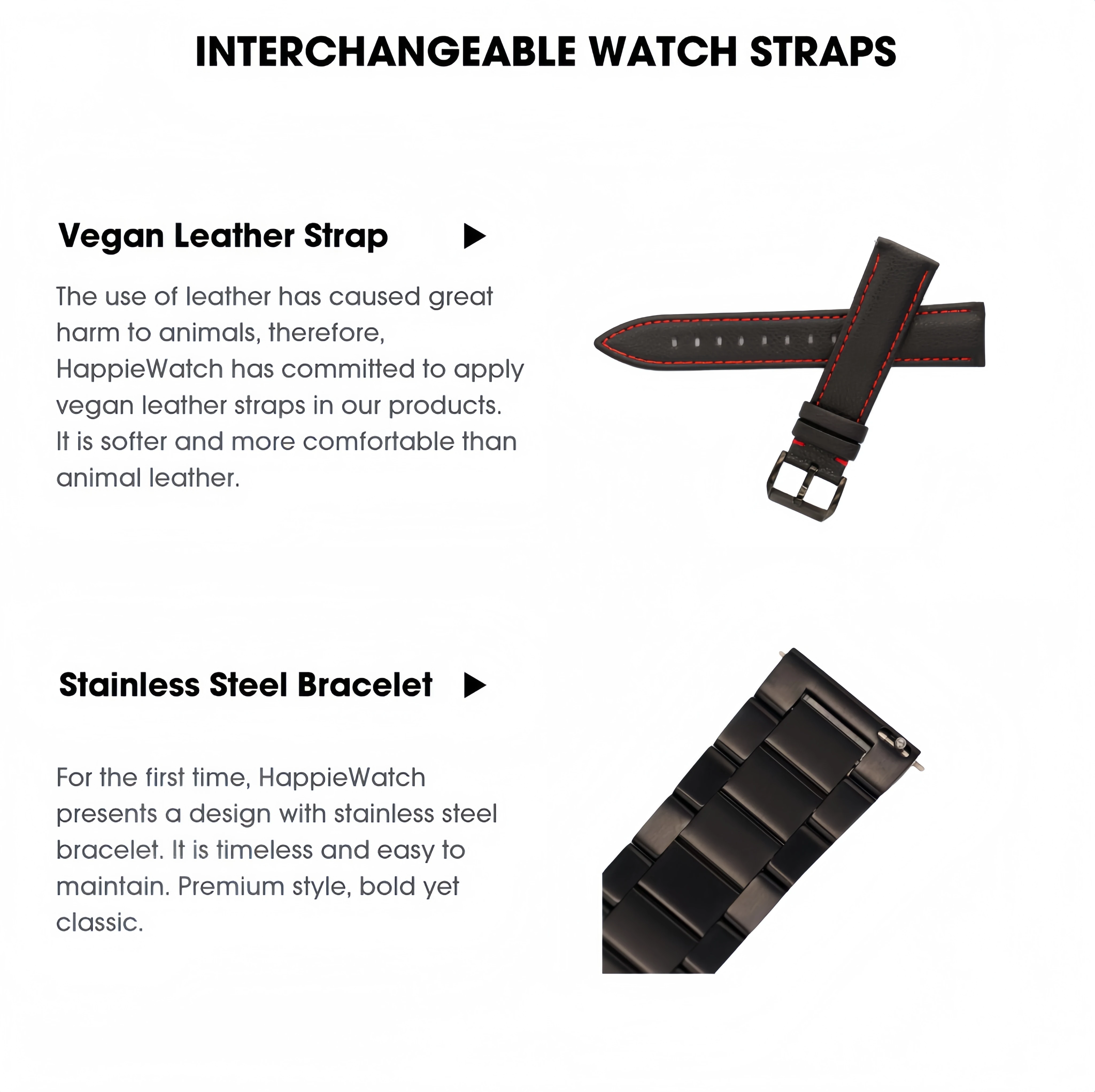 ساعة هابي للزوجين كوارتز من الفولاذ المقاوم للصدأ للرجال والنساء ساعات كاجوال وعصرية #6