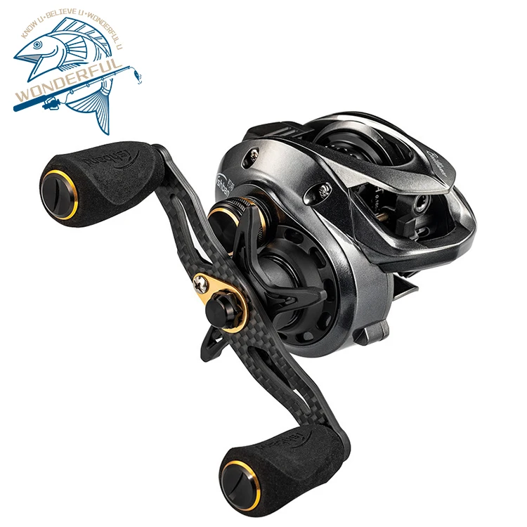 New Design 7.2.1 11+1BB Carbon Fiber Magnetic Brake Max Drag 4.5kg Bait Casting Reel