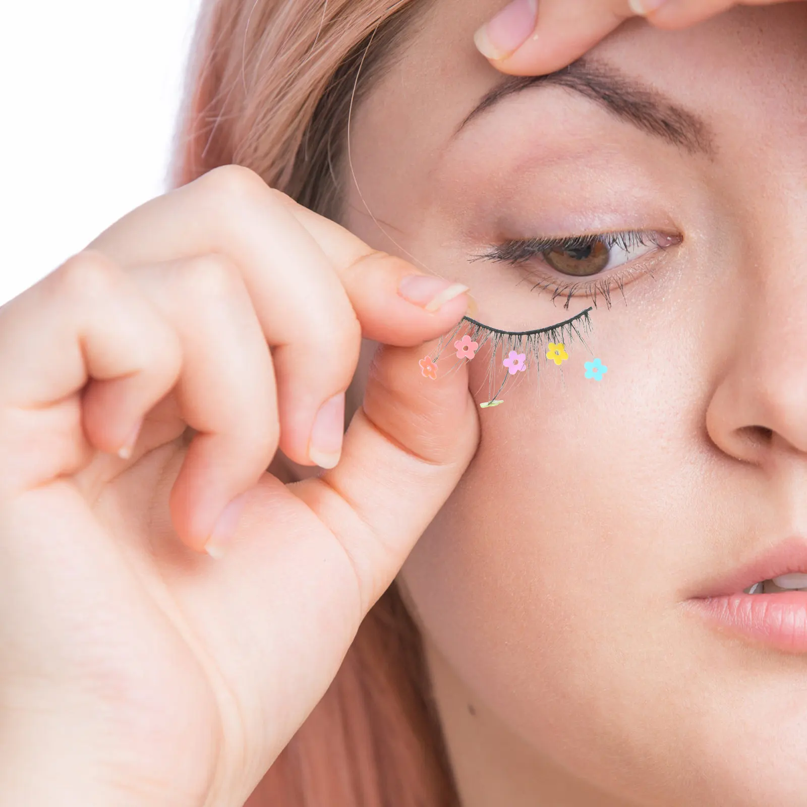 

3 пары накладных ресниц с блестками и пайетками, премиум-класса, легкие, естественного вида, для ежедневного использования, вечеринок, косплея, для женщин