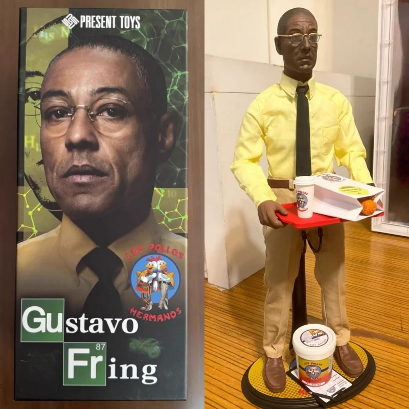 

In Stock PRESENT TOYS 1/6 PT-sp66 Gus Fring Action Figures Fried Chicken Uncle Collectable Model Surprise Xmax/Birthday Toy Gift