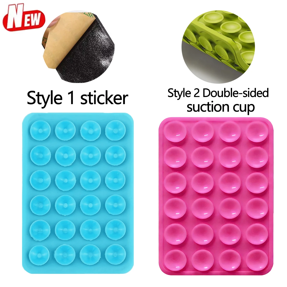 

Многофункциональная силиконовая присоска-держатель для телефона с двусторонним клеем, прочная резиновая присоска