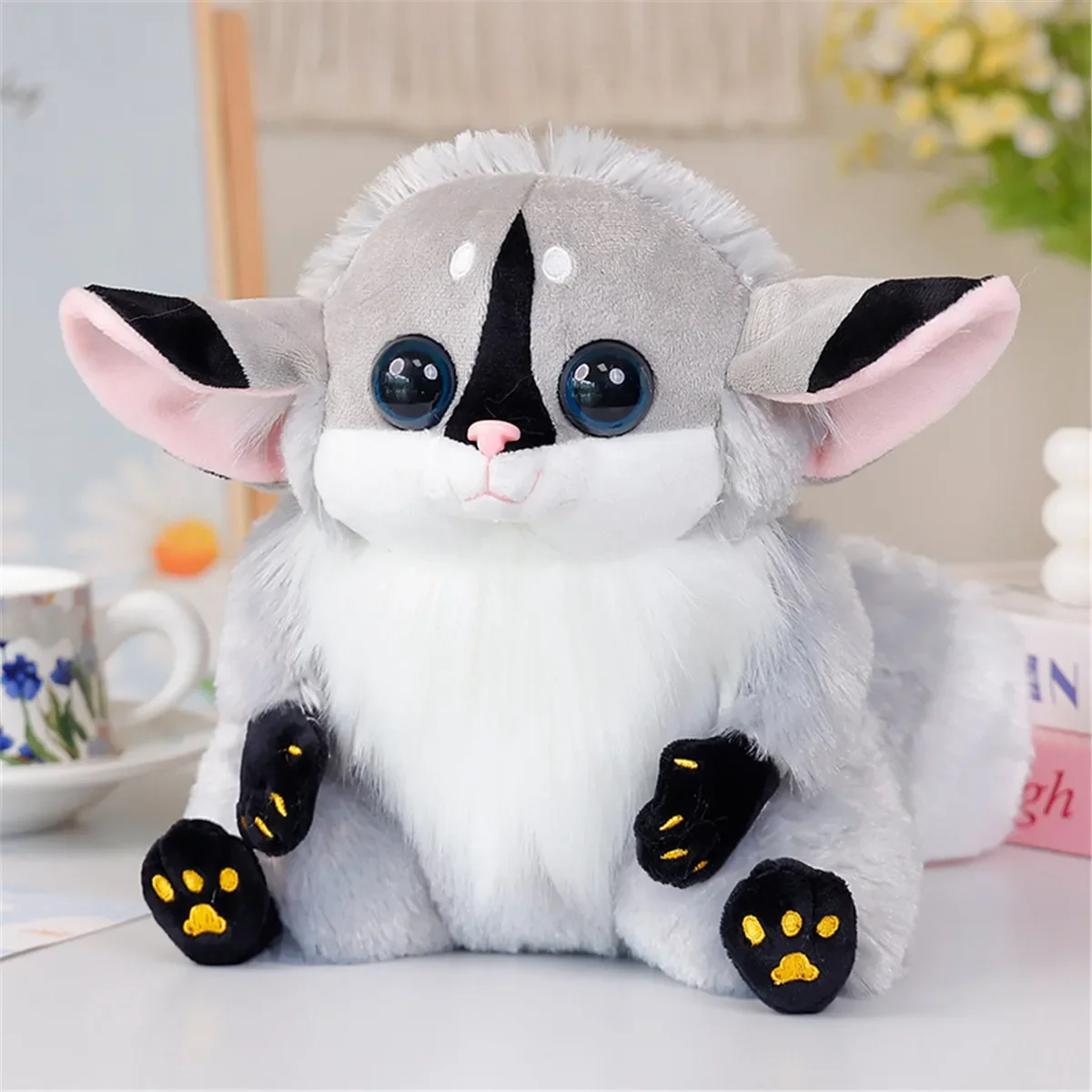 22cm schöne Simulation Lemur flauschige Spielzeuge Plüsch Anime Spielzeug Kawaii Tiere Peluche echte Tier puppe Home Dekoration Geburtstag