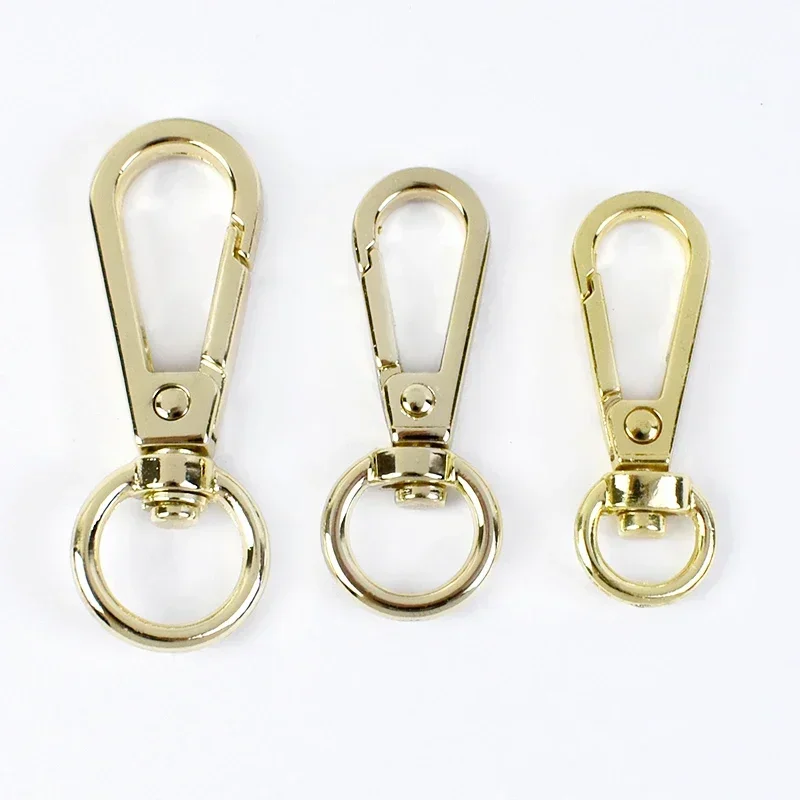 50 Stuks 8/10/13 Mm Metalen Gespen Voor Riem Tas Swivel Karabijn Sleutelhanger Haken singels Clip Gesp Hanger Diy Accessoires