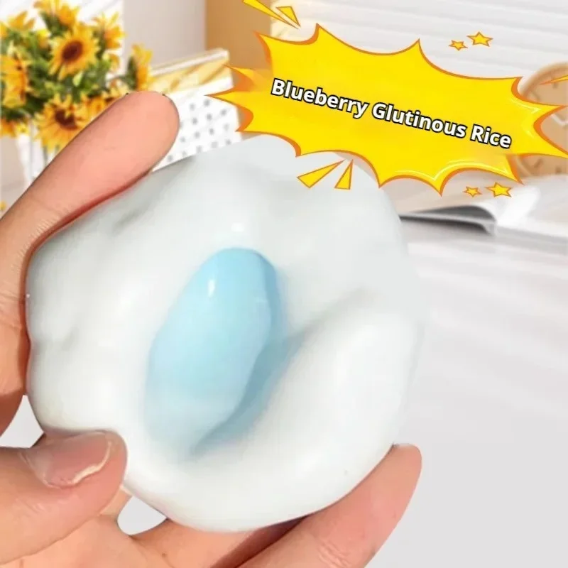 NEU Formbarer Vakuum-Squishy-Sandball Trauben-Stressball Stressabbau Lärmball Desktop-Quetschspielzeug Beruhigendes Spielzeug Geburtstagsgeschenk – Detail 11