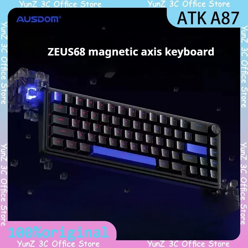 

AUSDOM Zeus68 Magnetic Axis Mechanical Gaming Keyboard Customizable Desktop Computer Accessories Esports Professional Gift