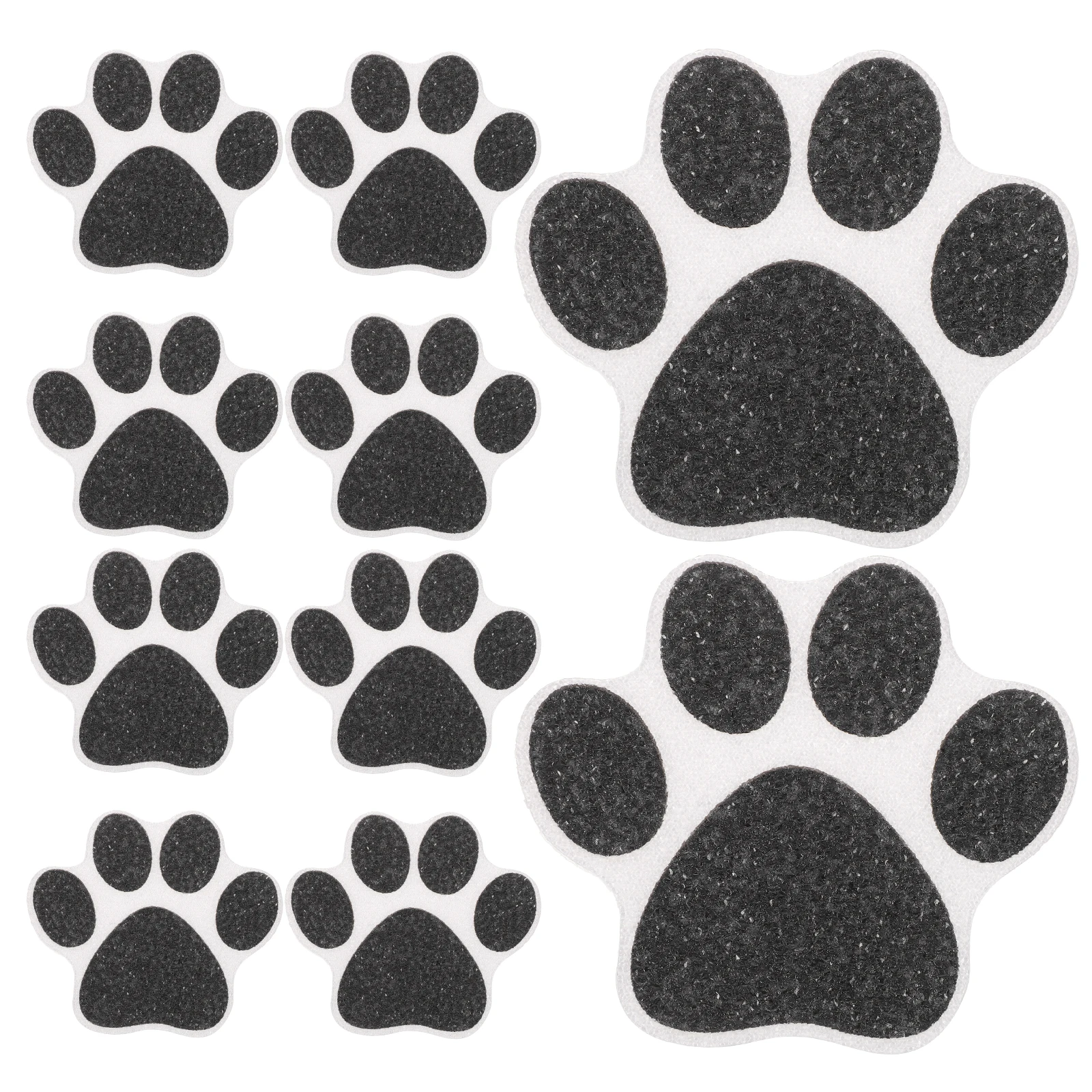 

10 Pcs Dog Paw Bathtub Stickers Anti-slip Paw Bathtub Decals Patch Tub Self-adhesive Floor Wall Decals Anti Slip Bathroom decor