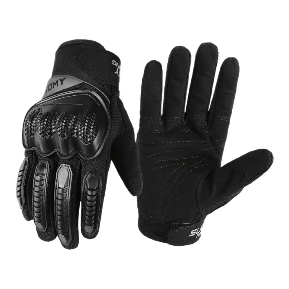 Motorcycle riding gloves men's spring and summer anti-drop breathable touch screen racing gloves knight equipment