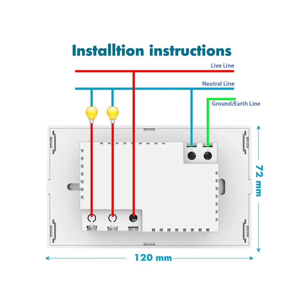 Shawader Tuya Brazil Plug 20A WIFI Wall Socket USB Type-C PD 30W Smart Outlet Glass Panel Voice Remote by Google Home Alexa